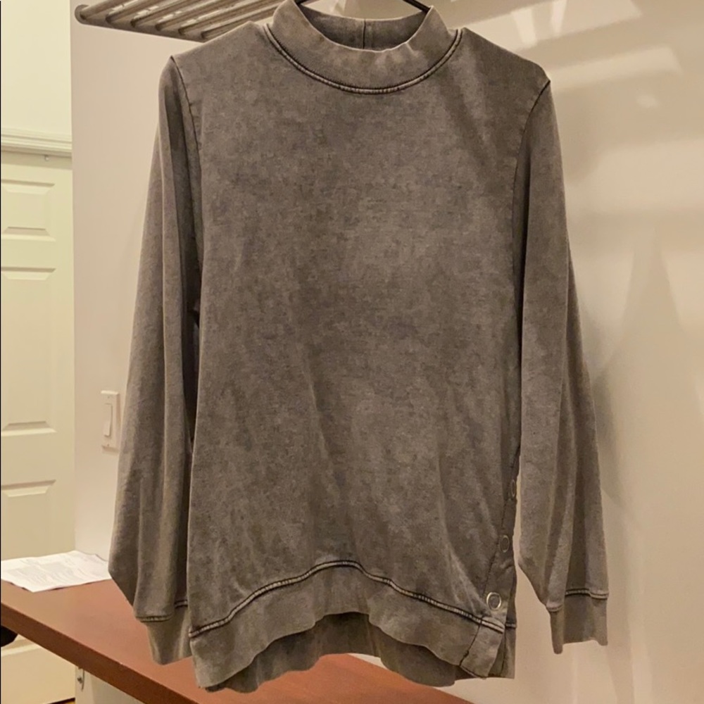 AllSaints Gray Oversized Women’s Sweatshirt